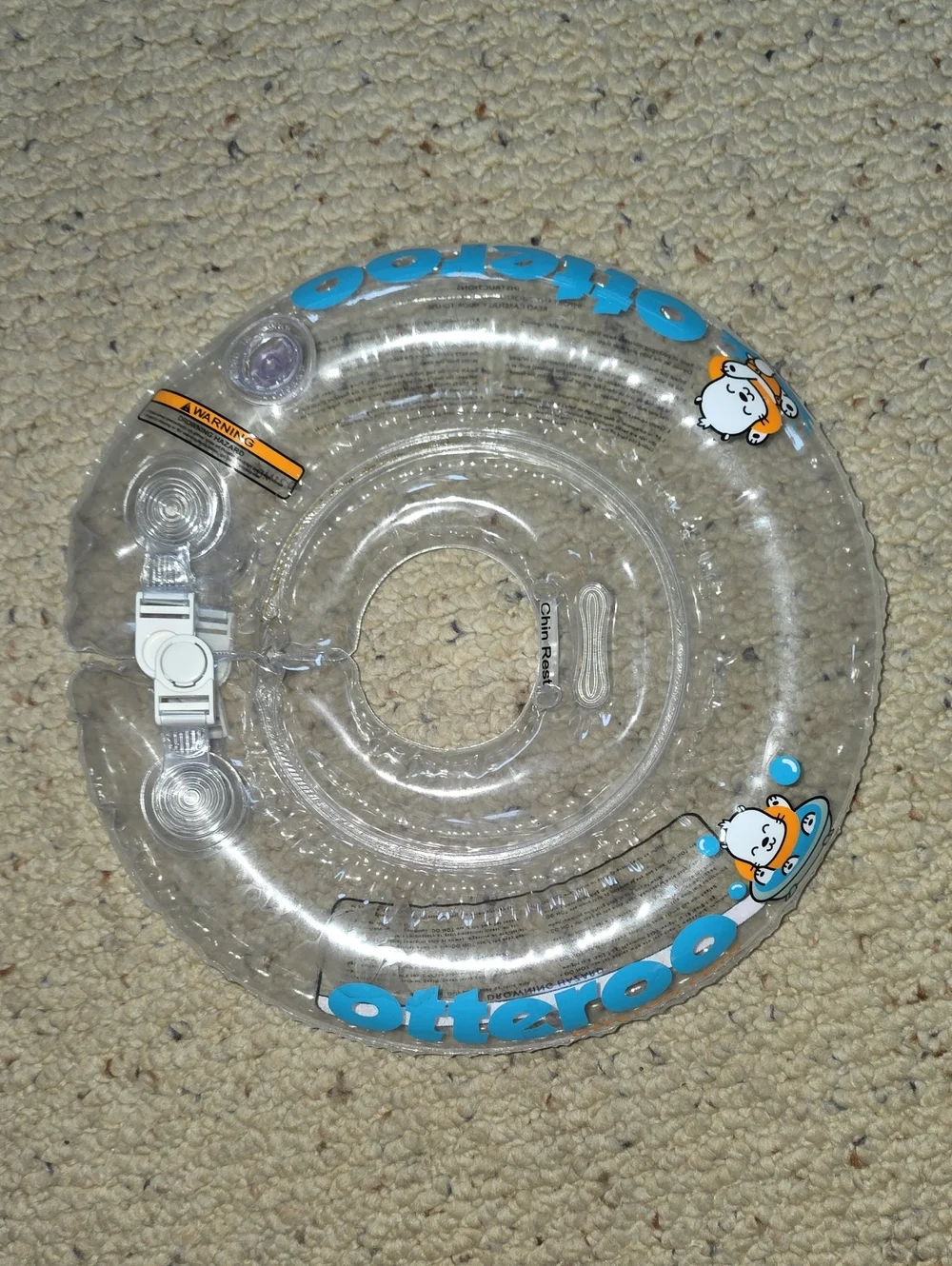 Otteroo Clear Blue Kids Swim Neck Float